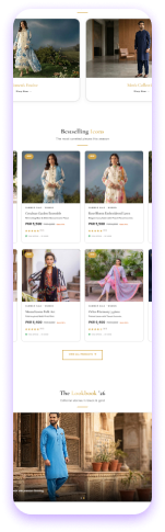 Website grid screenshot