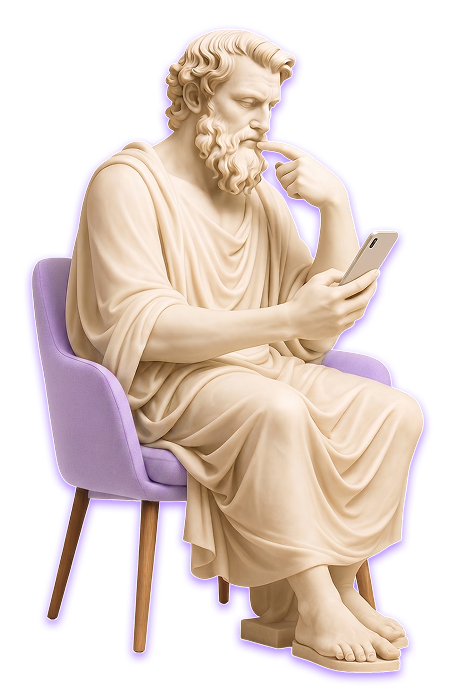 Thoughtful philosopher