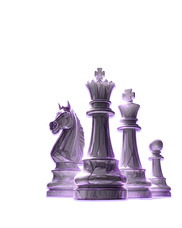 Strategic chess pieces